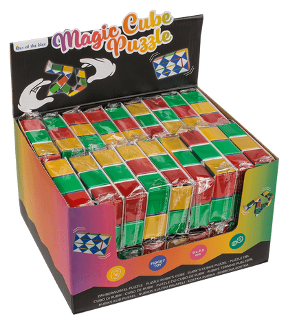 Magic-Cube-Puzzle, in poly bag with header card,
