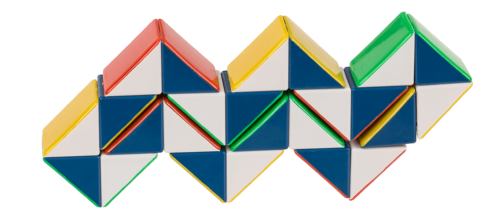 Magic-Cube-Puzzle, in poly bag with header card,