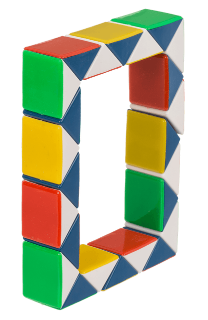 Magic-Cube-Puzzle, in poly bag with header card,