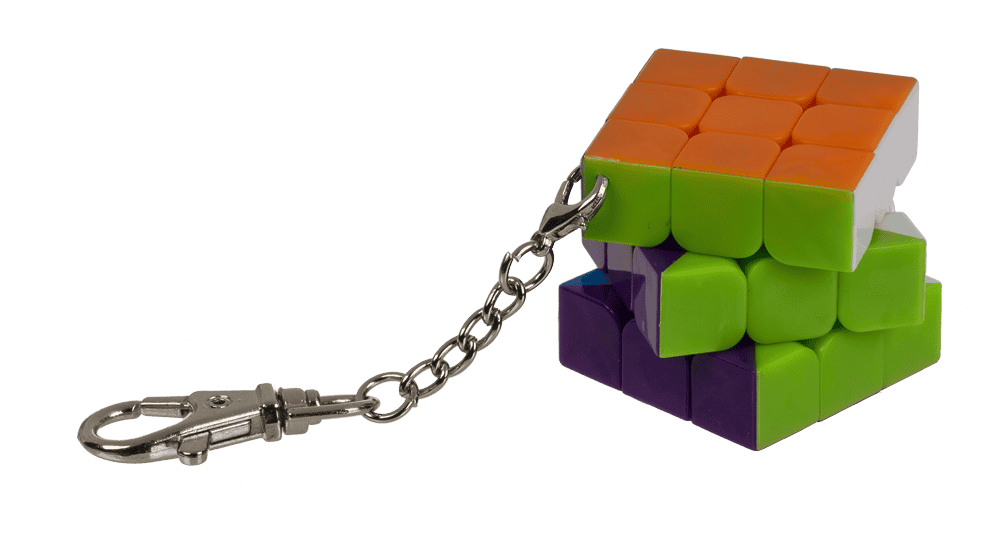 Magic Cube with carabiner hook,