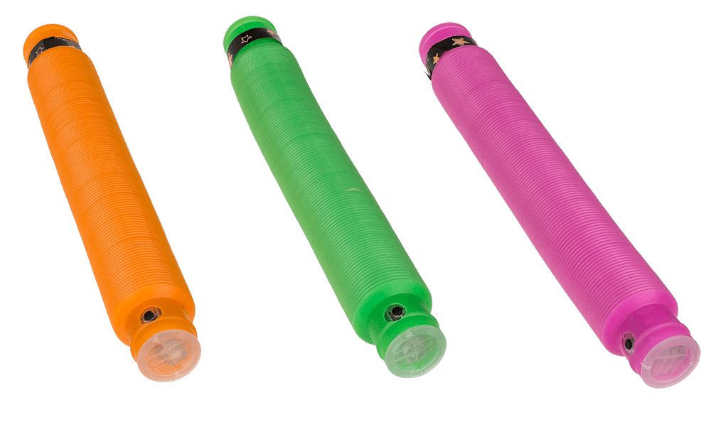 Fidget Pop Tube with LED, approx. 20 cm,