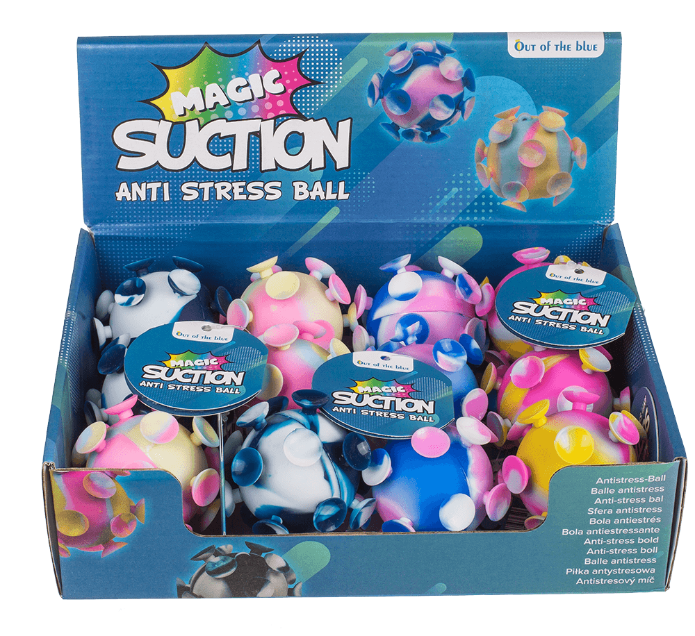 Squeeze anti stress ball, Magic Suction,