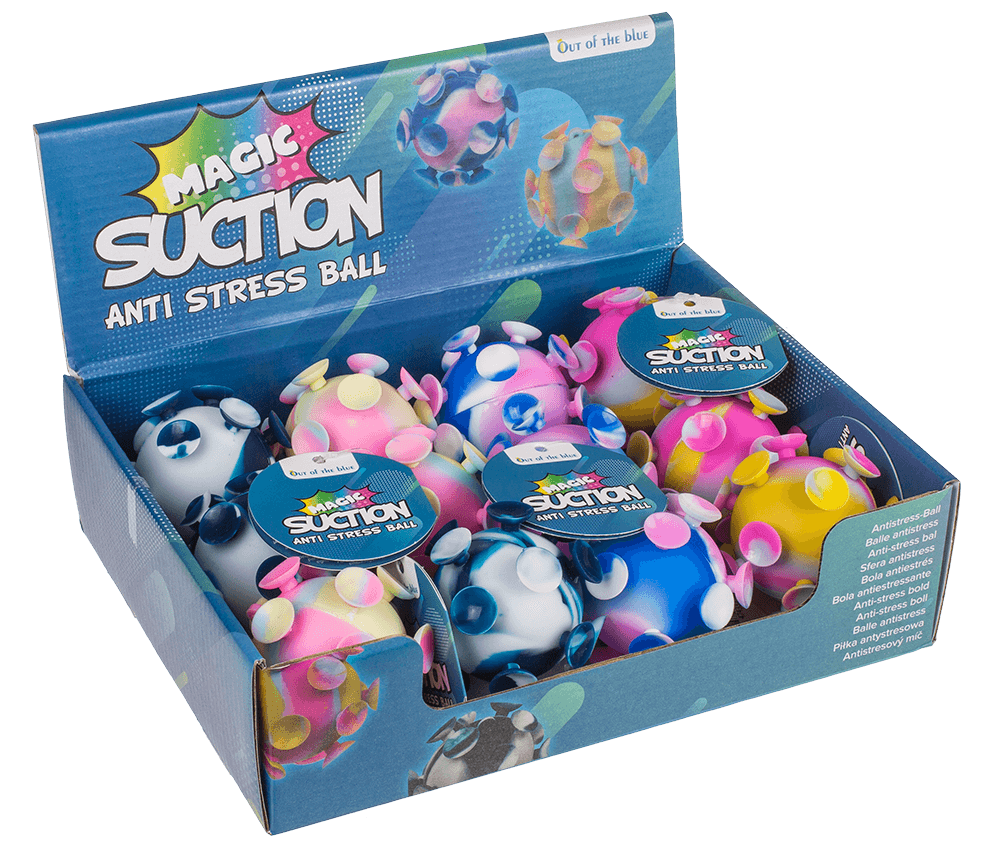 Squeeze anti stress ball, Magic Suction,