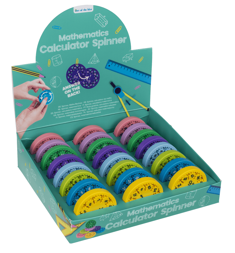 Mathmatics Calculator Spinner, 5,5 cm,