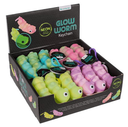 Key chain, Glow Worm, Glow in the Dark,