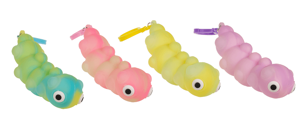 Key chain, Glow Worm, Glow in the Dark,