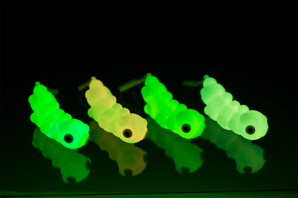 Key chain, Glow Worm, Glow in the Dark,