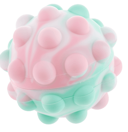 Fidget Pop Ball, Rainbow; D. ca. 7 cm,