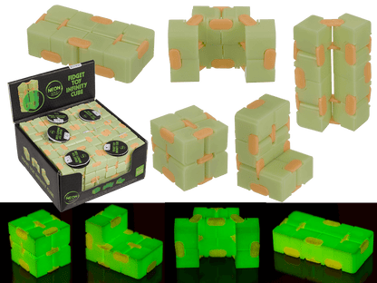 Fidget Toy, Infinity Cube, Glow in the Dark,