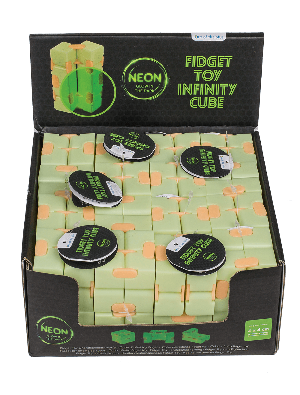 Fidget Toy, Infinity Cube, Glow in the Dark,