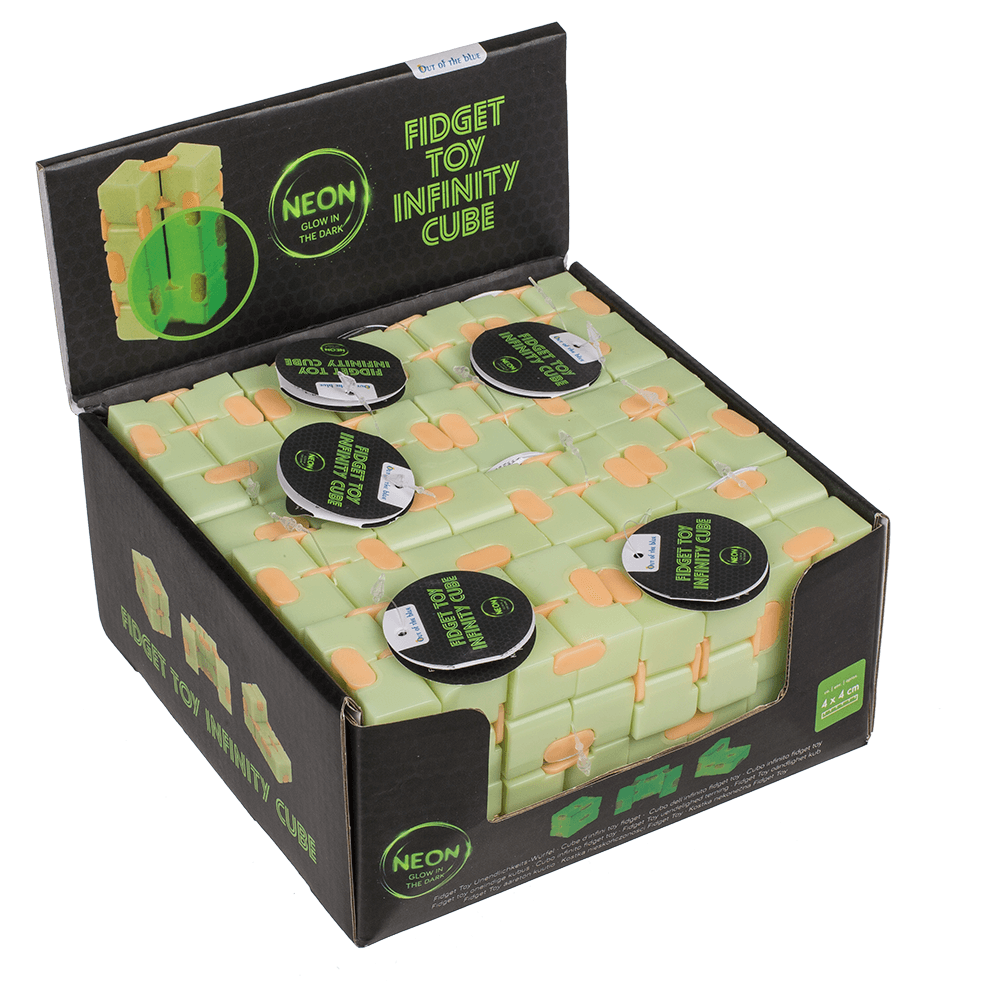 Fidget Toy, Infinity Cube, Glow in the Dark,