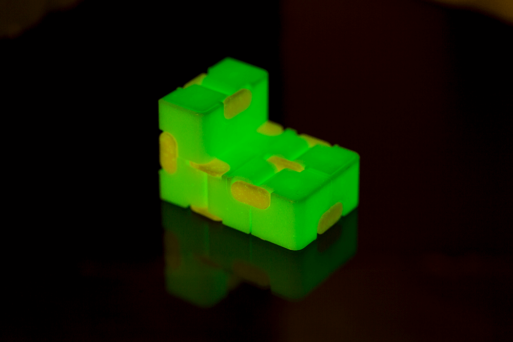 Fidget Toy, Infinity Cube, Glow in the Dark,