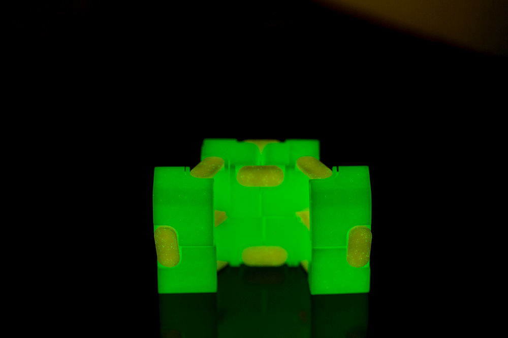Fidget Toy, Infinity Cube, Glow in the Dark,