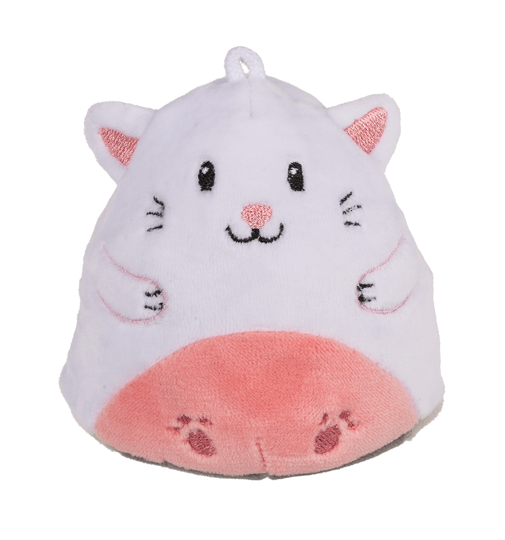 Reversible Animals with carabiner, ca. 9 cm,