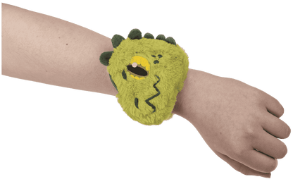 Snapband with plush zipper push,