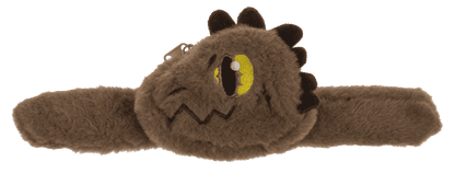 Snapband with plush zipper push,