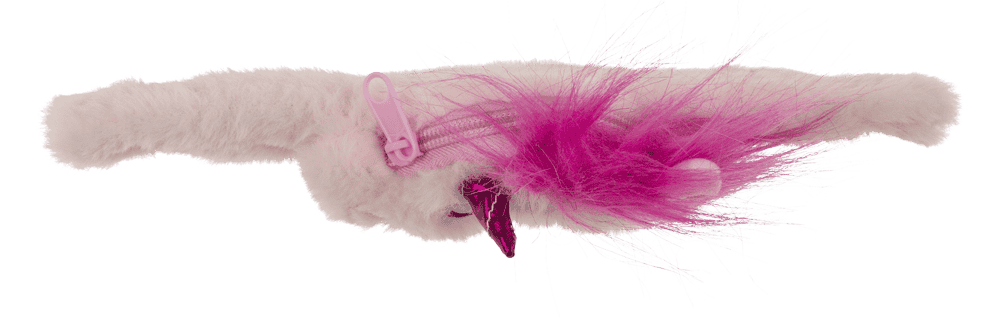 Snapband with plush zipper push,