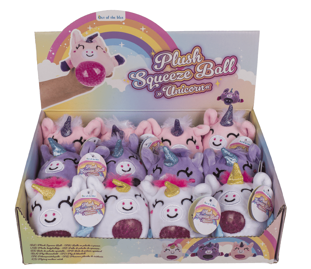 Plush Squeeze Ball, Unicorn,