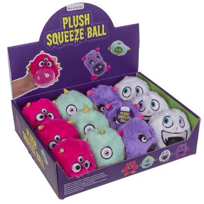 Plush Squeeze Ball, Monster,