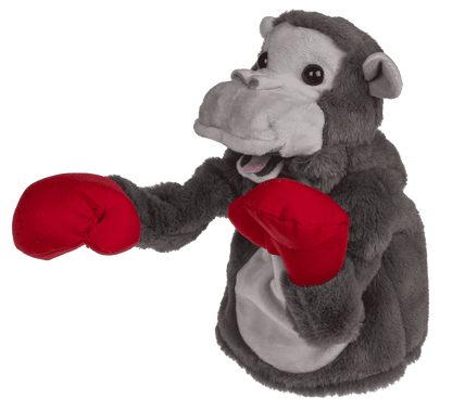 Plush Fighting Gorilla, 22 x 13 cm,