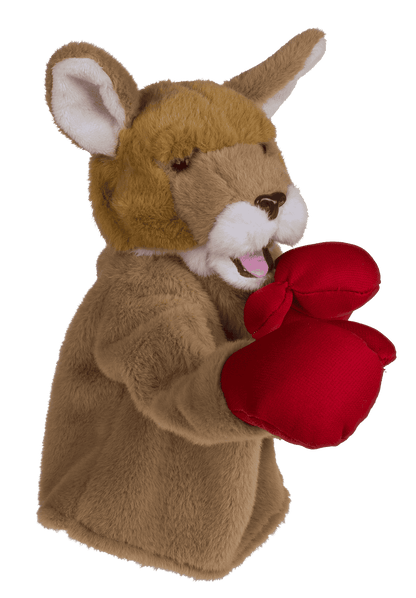 Plush Fighting Kangaroo, 19 x 12 cm,