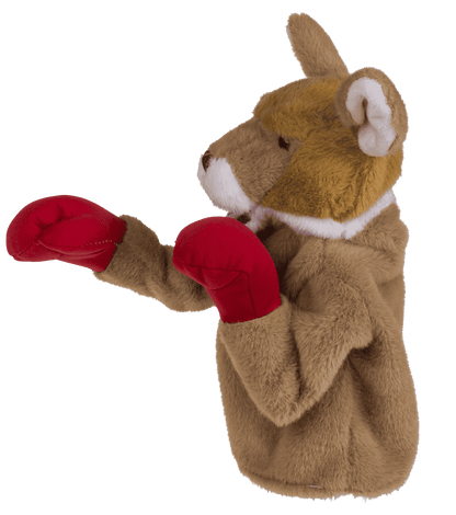 Plush Fighting Kangaroo, 19 x 12 cm,