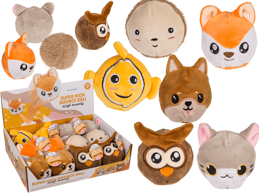 Super high bounce plush balls,