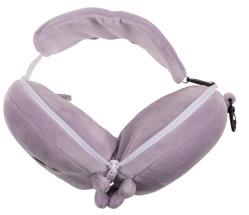 Kids Plush travel pillow with eye mask,