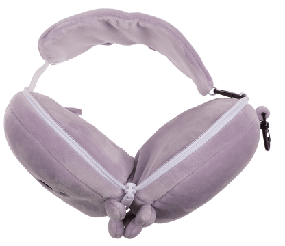 Kids Plush travel pillow with eye mask,