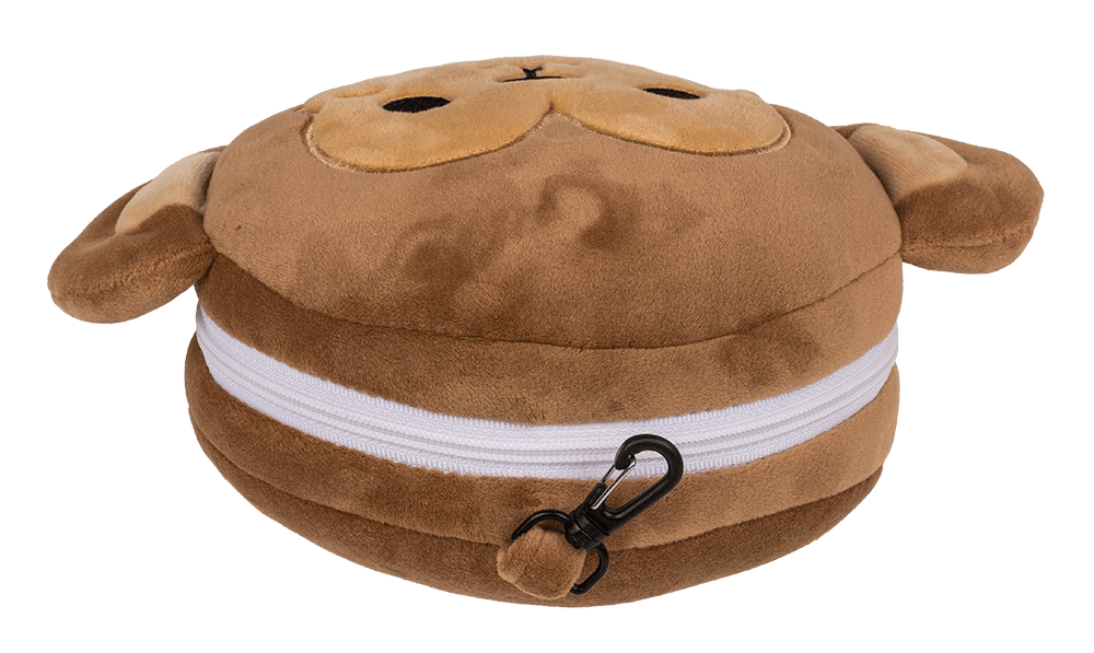 Kids Plush travel pillow with eye mask,