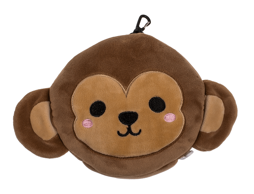 Kids Plush travel pillow with eye mask,