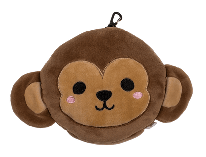 Kids Plush travel pillow with eye mask,