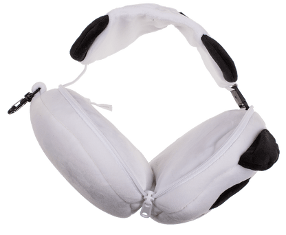 Kids Plush travel pillow with eye mask, Panda,