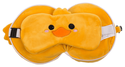 Kids Plush travel pillow with eye mask,