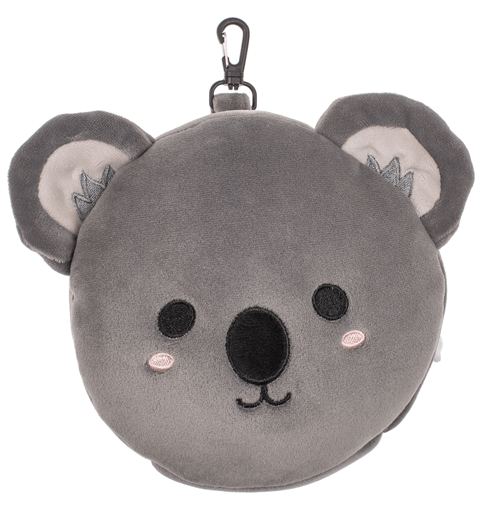 Kids Plush travel pillow with eye mask,