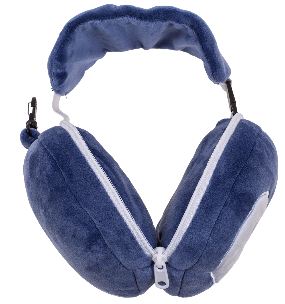 Kids Plush travel pillow with eye mask,