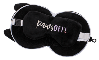 Kids Plush travel pillow with eye mask,