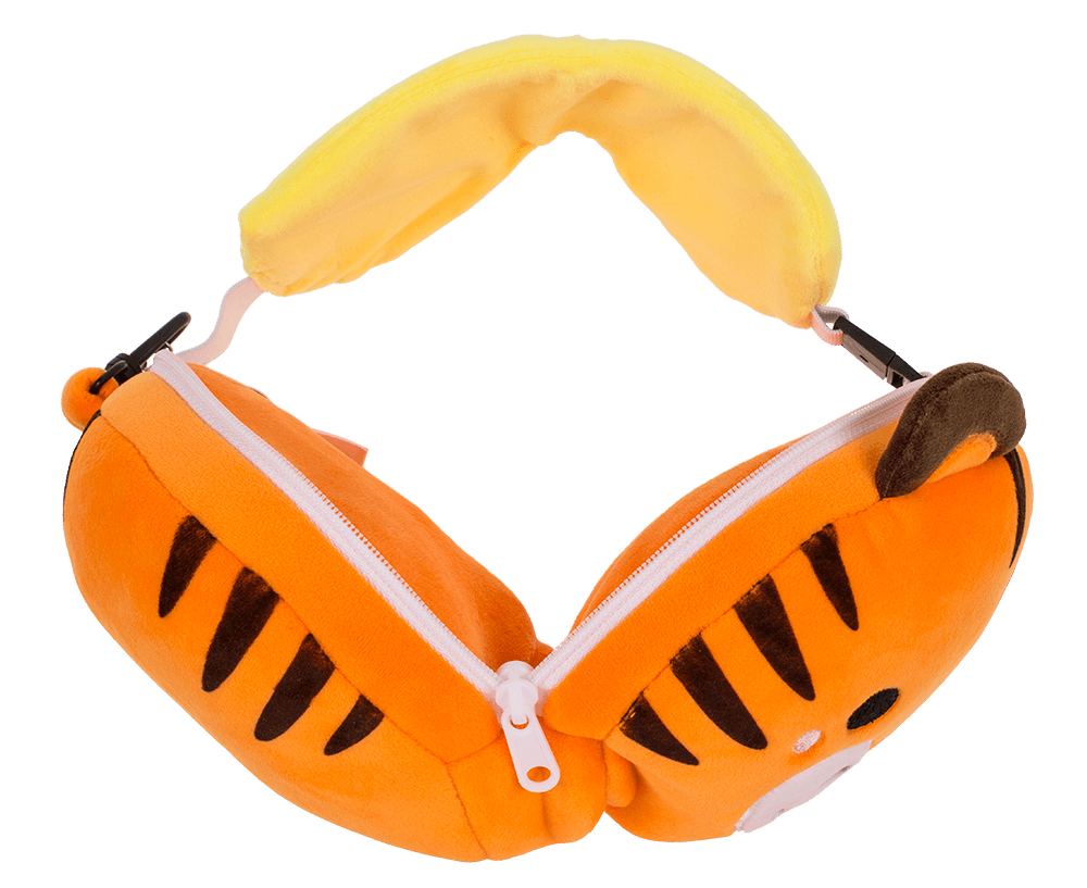 Kids Plush travel pillow with eye mask,