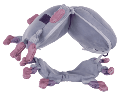 Kids Plush travel pillow with eye mask,