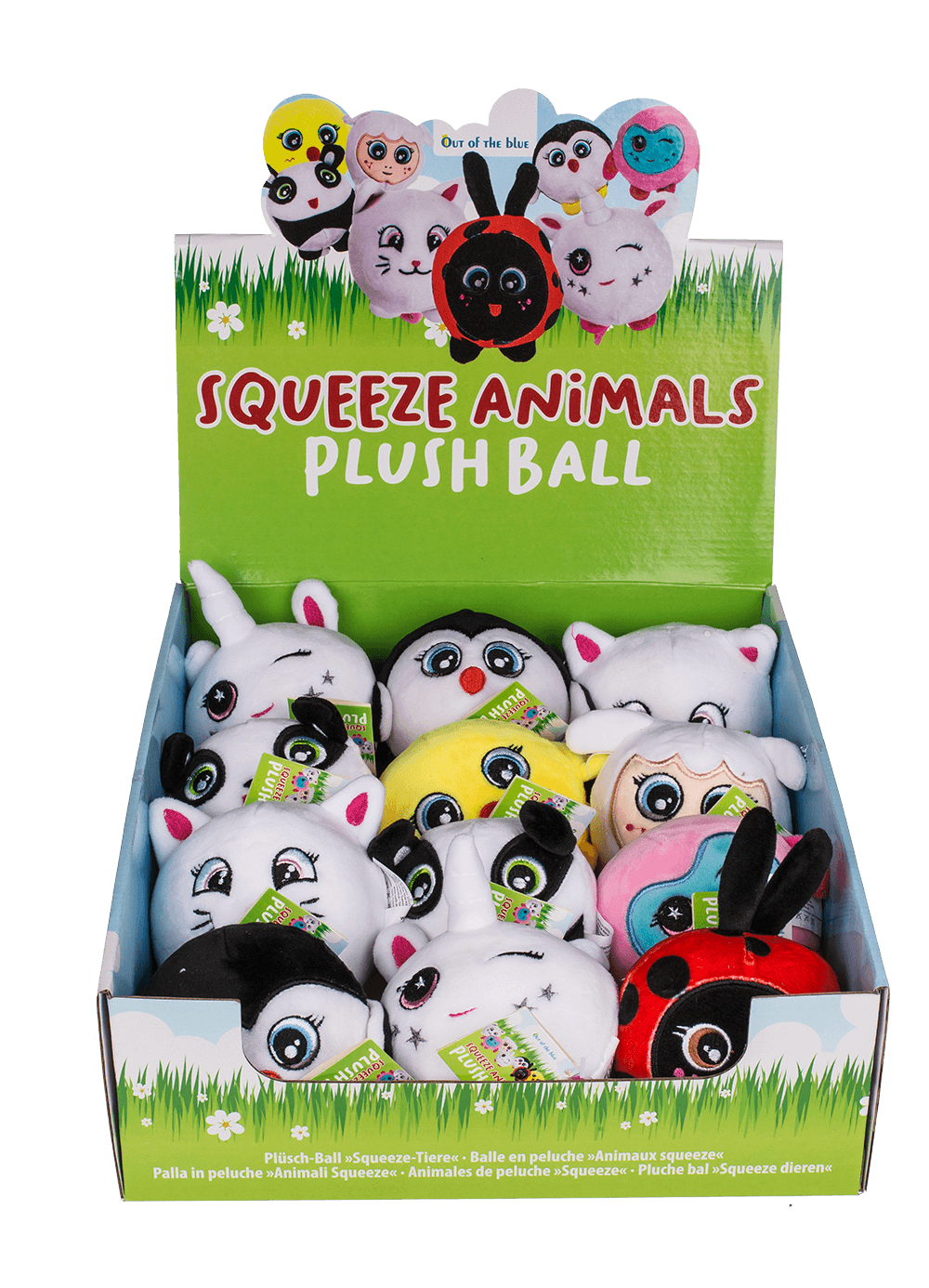 Plush ball, squeeze animals,