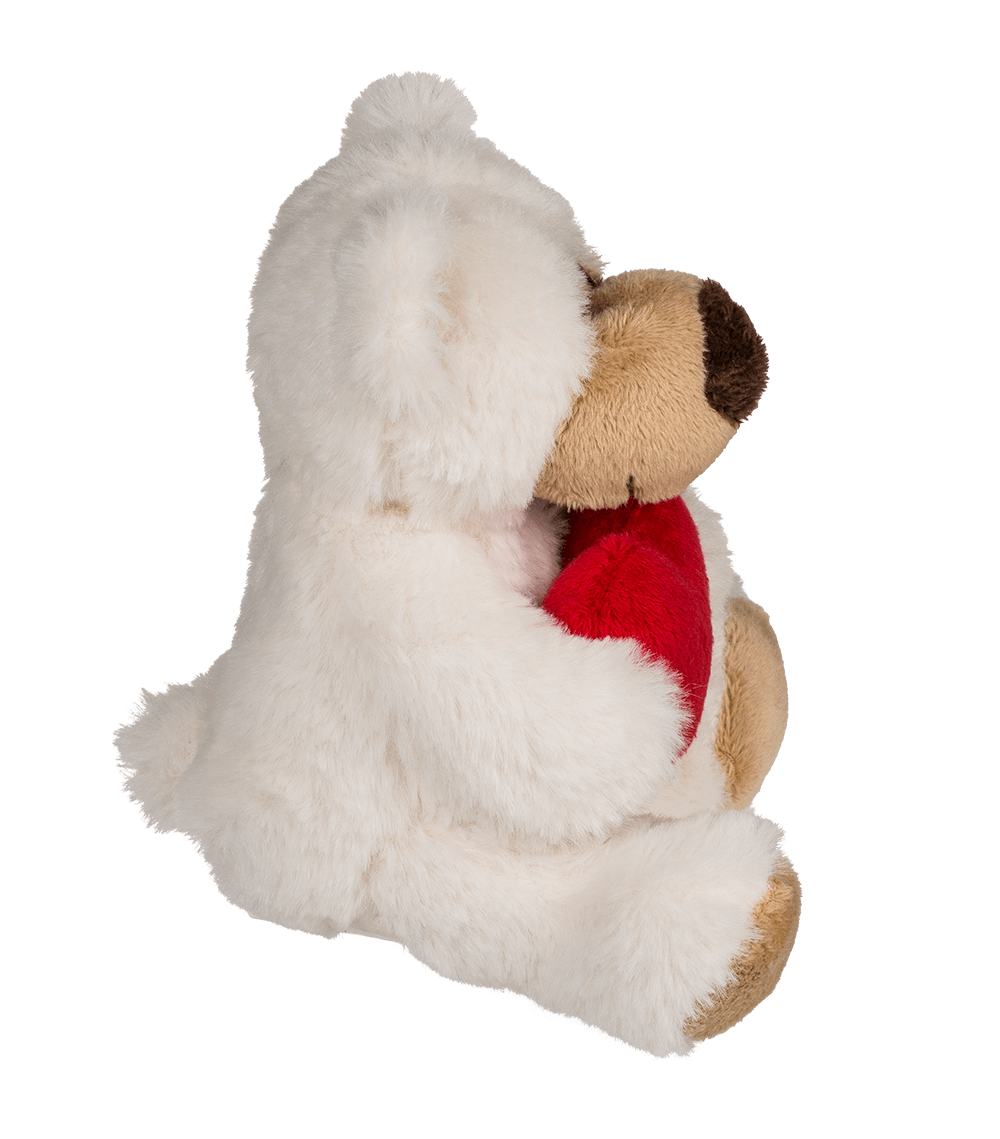 Plush bear with red heart, Big Love,