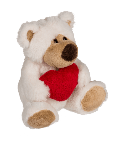 Plush bear with red heart, Big Love,
