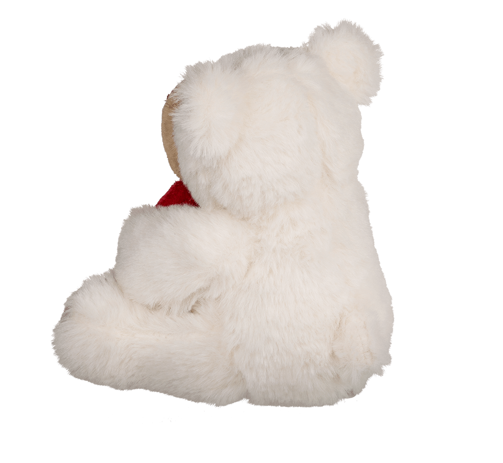 Plush bear with red heart, Big Love,