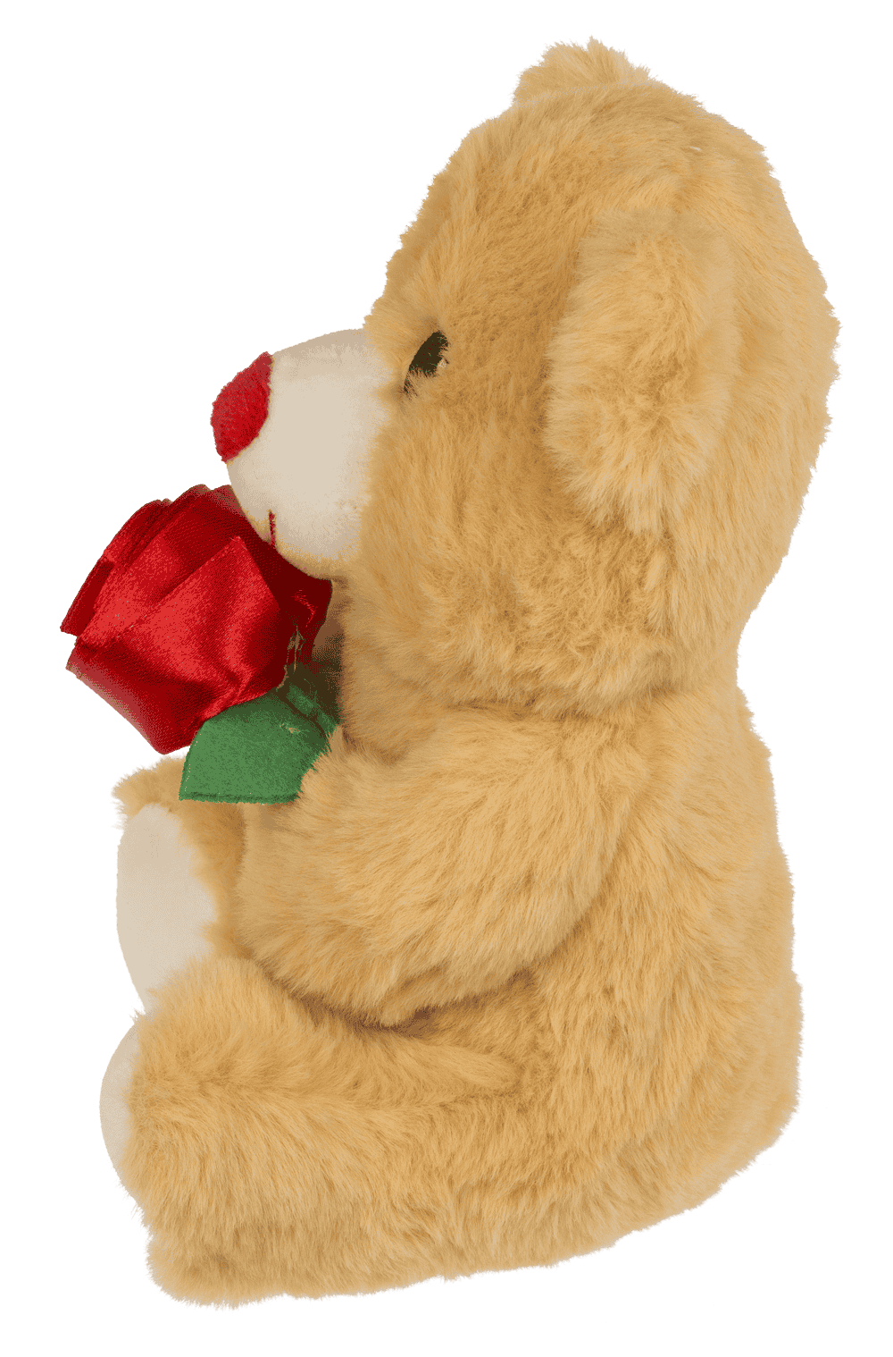 Plush Bear with Rose, 18 cm,