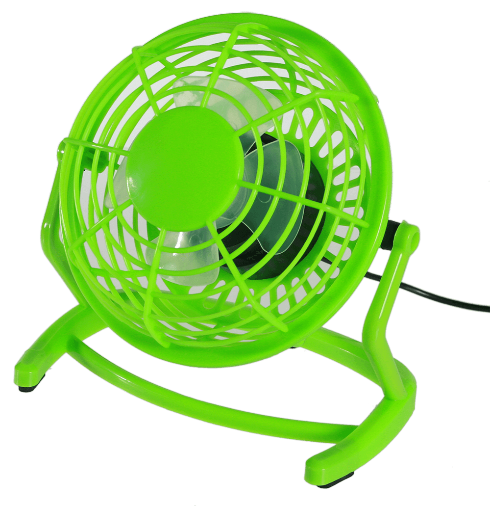 Desktop fan with USB cable,