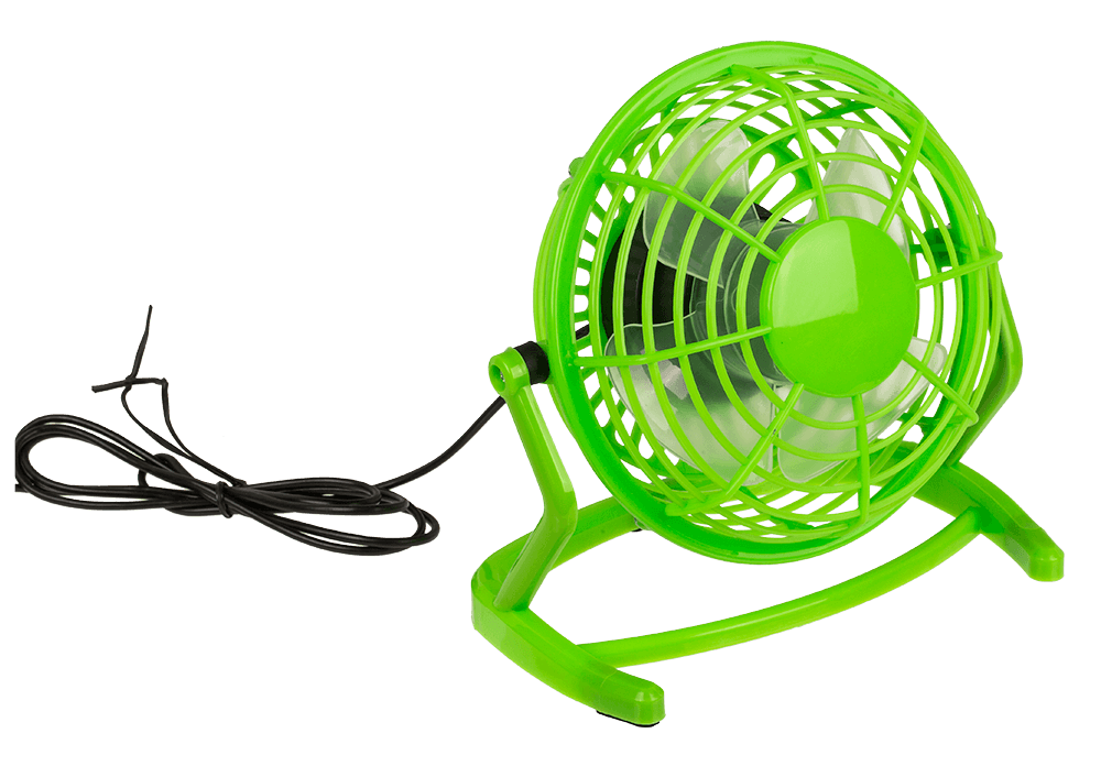 Desktop fan with USB cable,