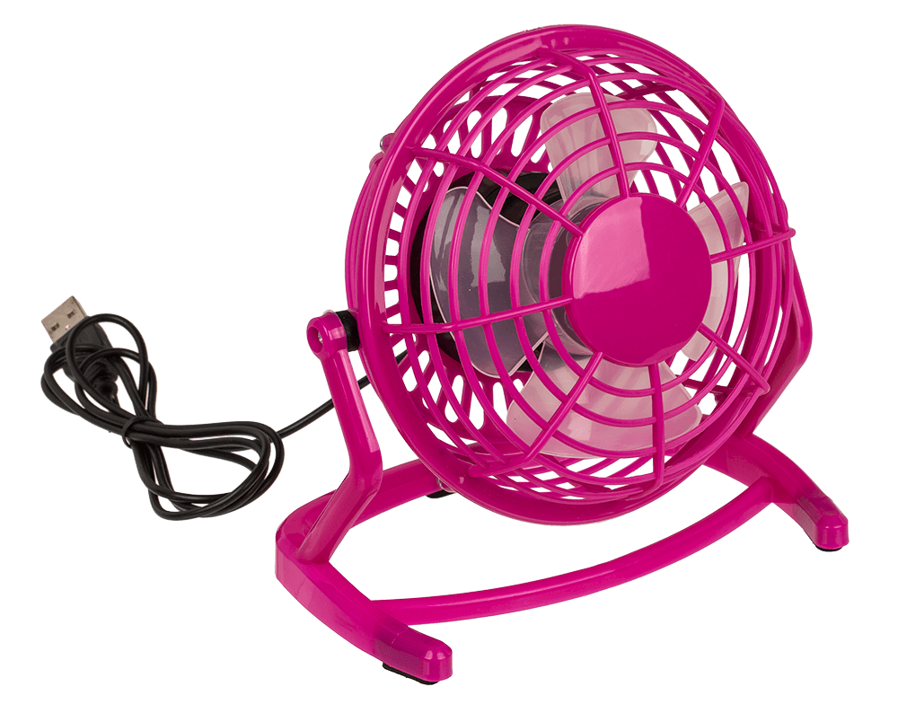 Desktop fan with USB cable,