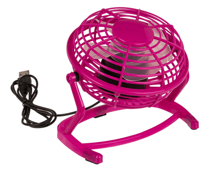 Desktop fan with USB cable,
