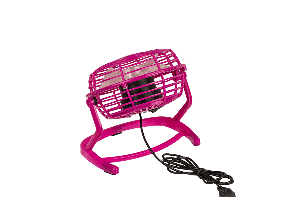 Desktop fan with USB cable,