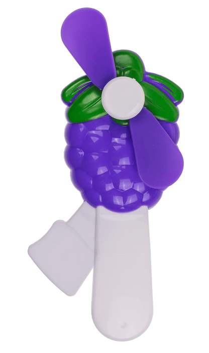 Handheld portable fan, Fruits, approx. 7 x 13,5